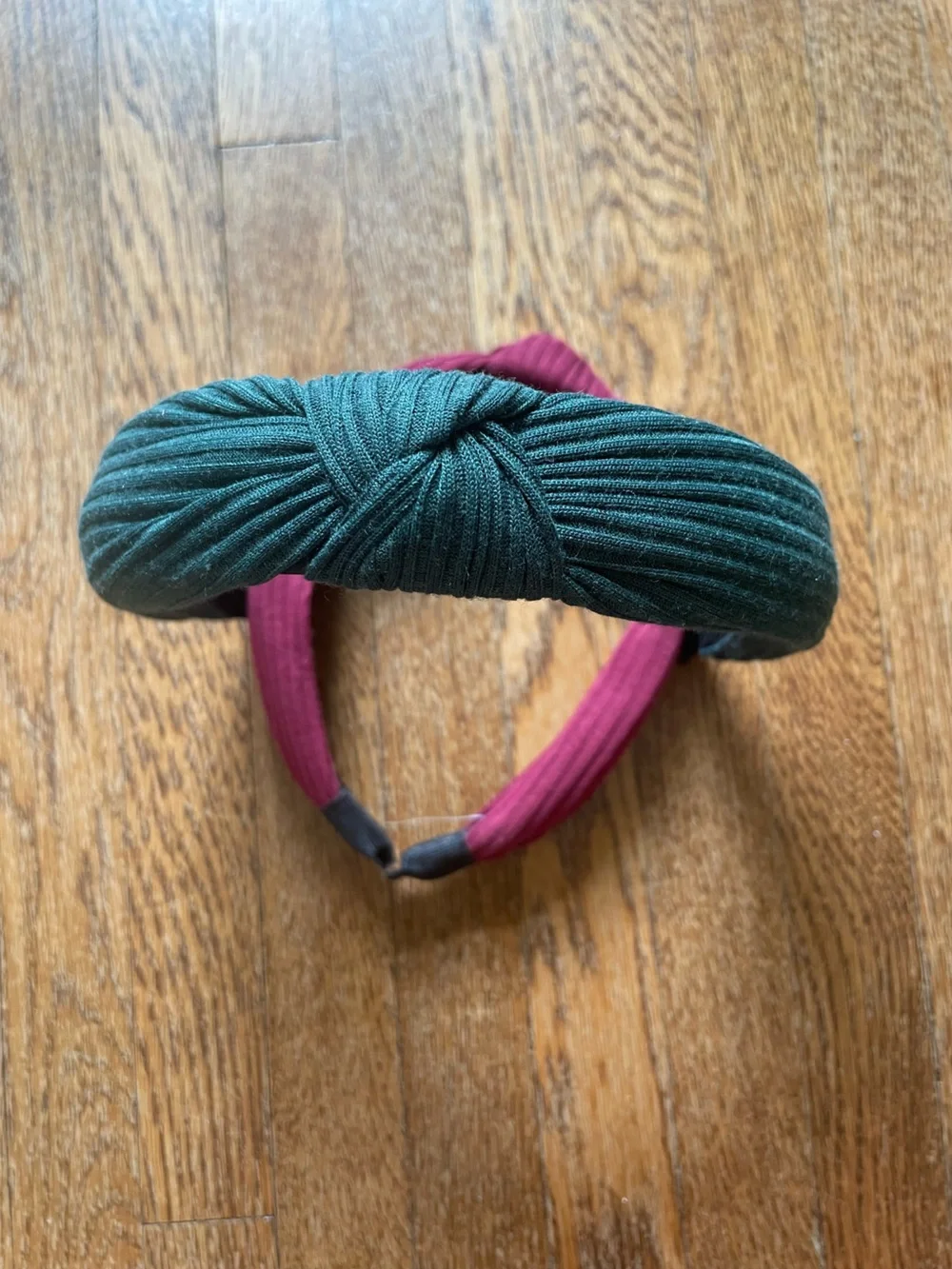 Knot Top Ribbed Headbands - Teal & Berry